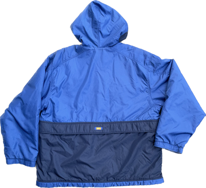 Nike 90's Blue Padded Anorak Jacket (Large)